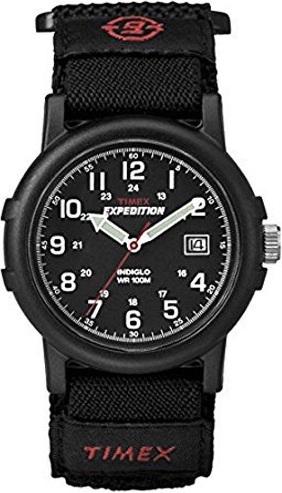 Timex T400119J Men’s Expedition Camper Black Nylon Band Watch T40011