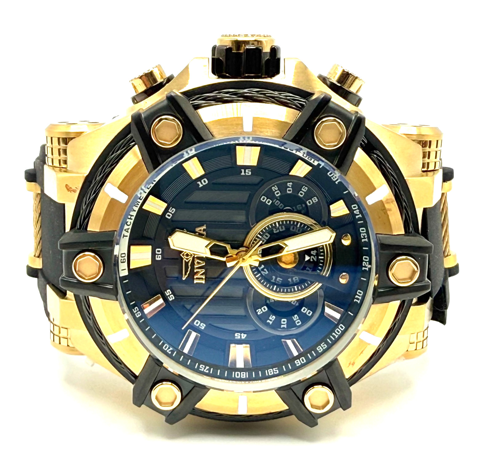 INVICTA NEW SHOP WORN WATCH BOLT 30040 52mm Quartz 3 Year Warranty NO BOX