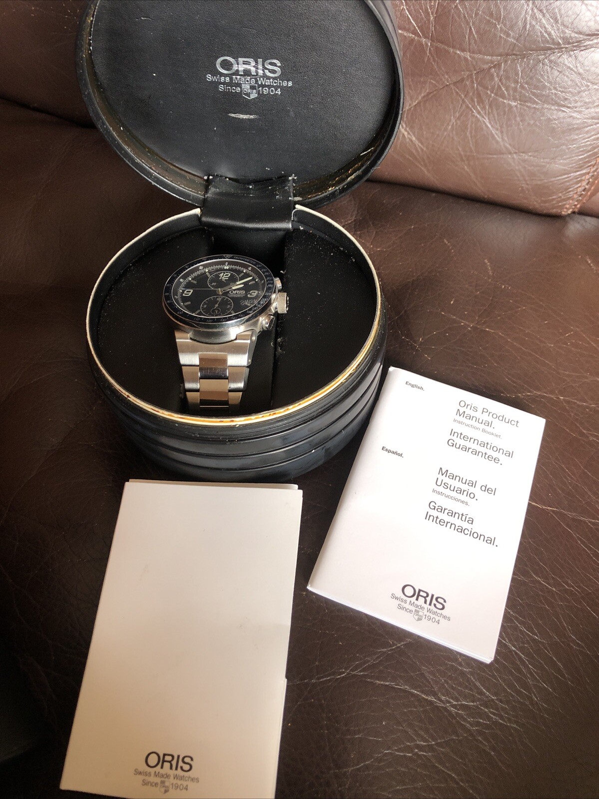 Oris Williams F1 Chronograph Automatic Black Watch – Ref. 7563 Minty Timepiece