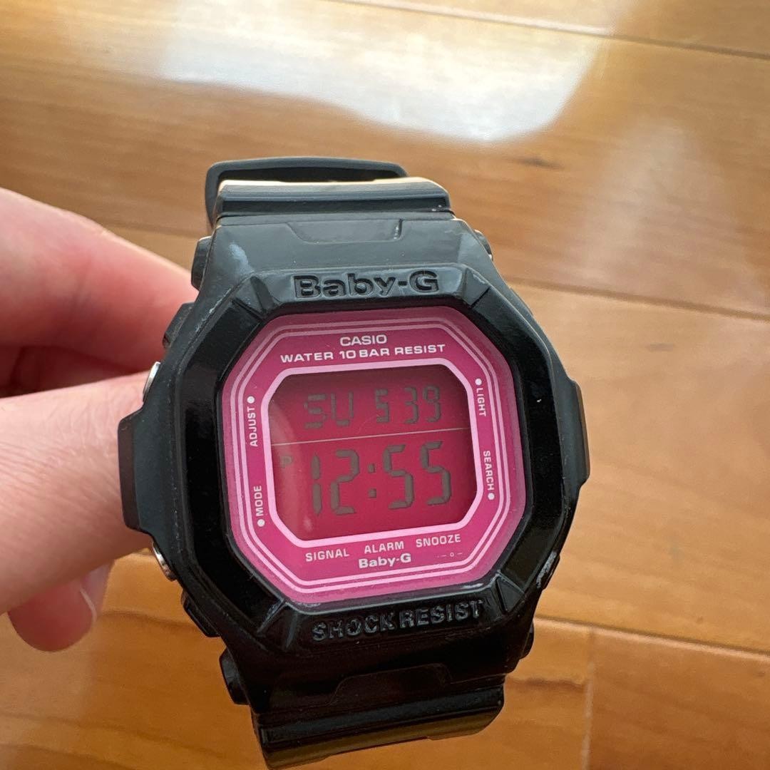 Limited Color Baby G BG 5601 Battery replaced Black Pink