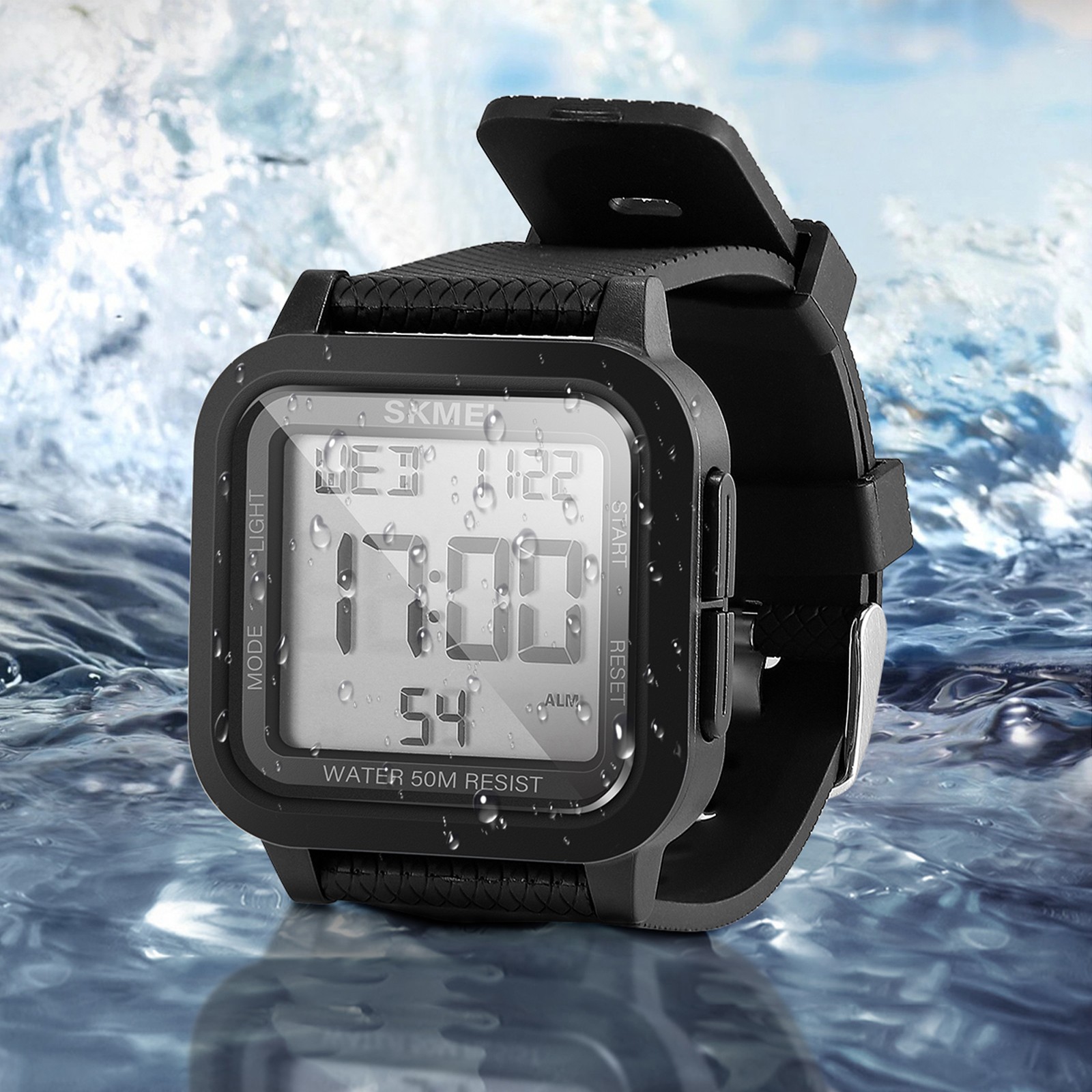 MEN SKMEI 1894 Multifunction Waterproof Digital Sports Watch Stopwatch Timer NEW