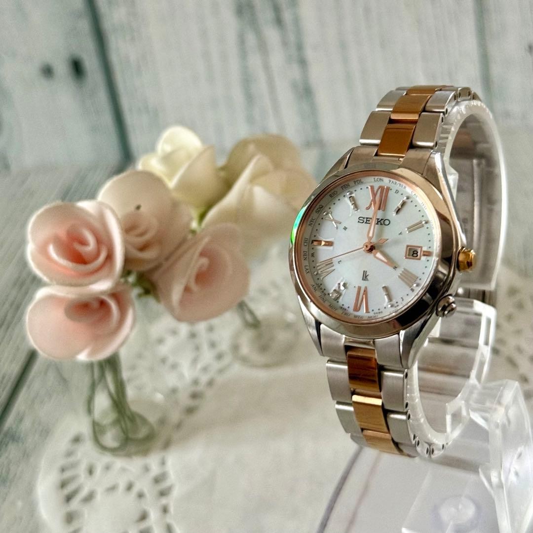 SEIKO Lukia Radio Solar Titanium Watch Running No Accessories wrist 15.0cm/5.9in