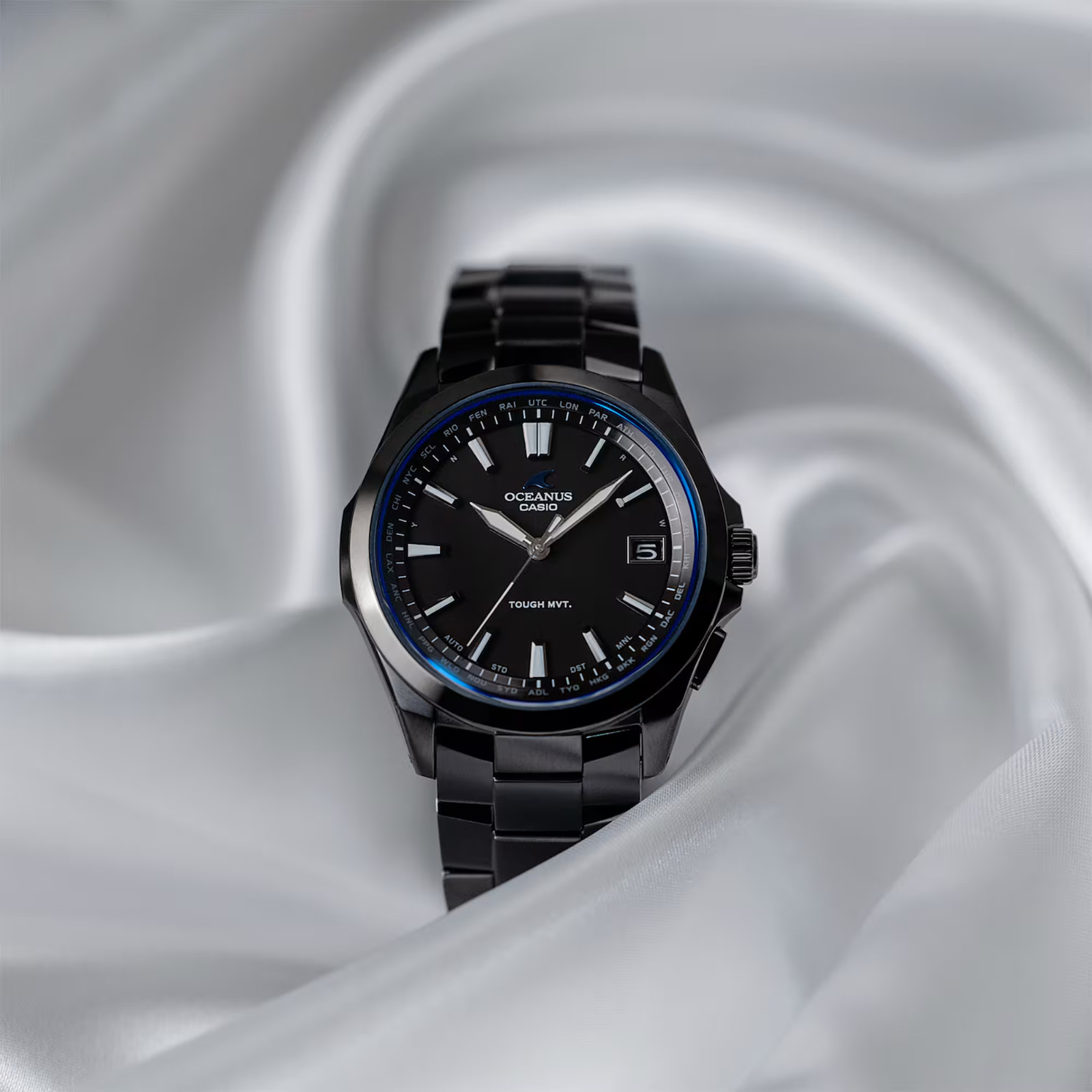 CASIO OCEANUS OCW-S100B-1AJF Black Tough Solar NEW Japan Watch