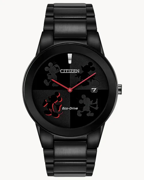 Citizen Eco-Drive Men’s Disney Mickey Mouse Black Watch AU1069-57W