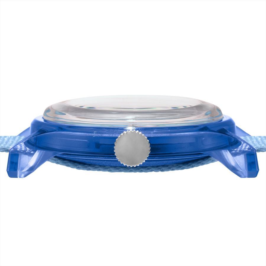 Timex Pac-Man Collaboration Camper TW2V94000 Quartz 30mm Watch Light Blue NEW