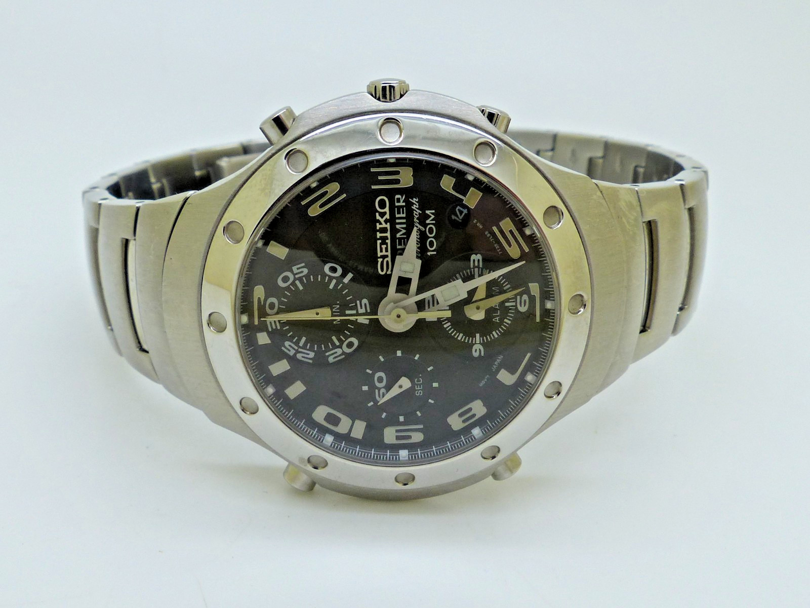 Seiko Premier Chronograph 7T32-7H80 Ref SDWG21P High Quality Gents Watch