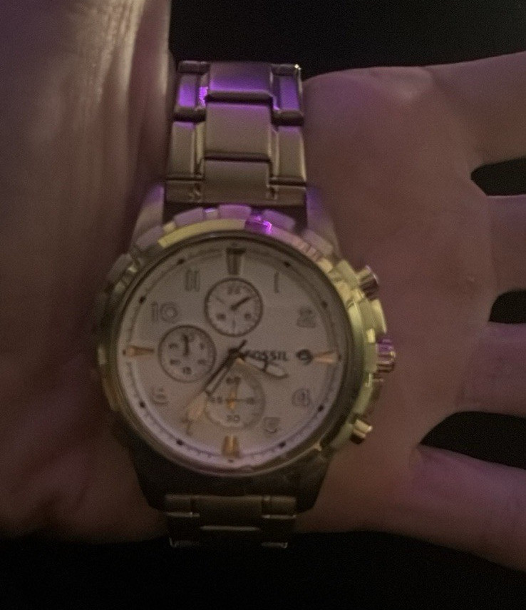 Fossil Dean FS4867 Men’s Chronograph Quartz Gold Stainless Steel 45mm 50m