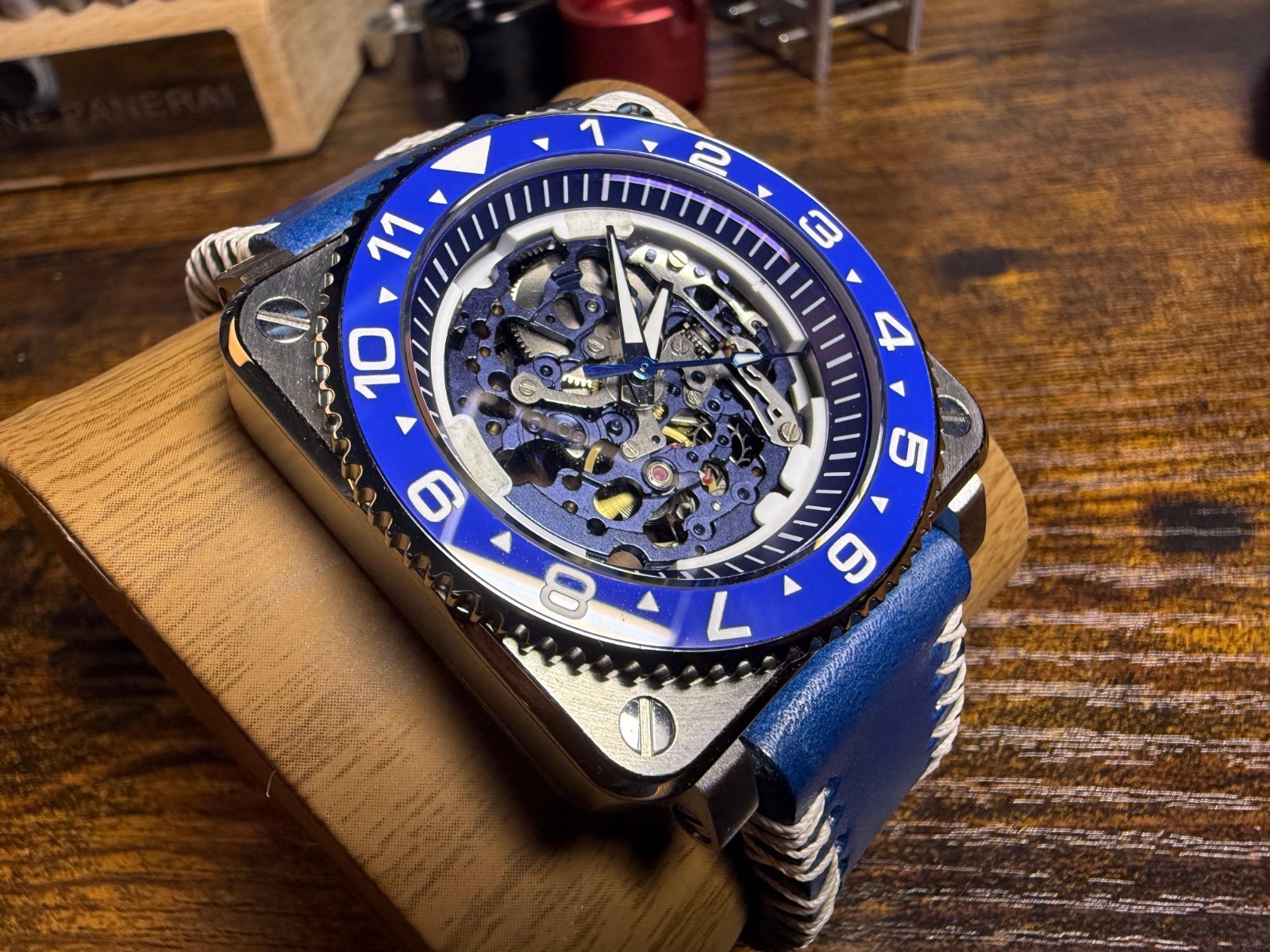 Custom Skeleton Automatic Watch | Handmade Mod | Miyota 8N24 | Sapphire
