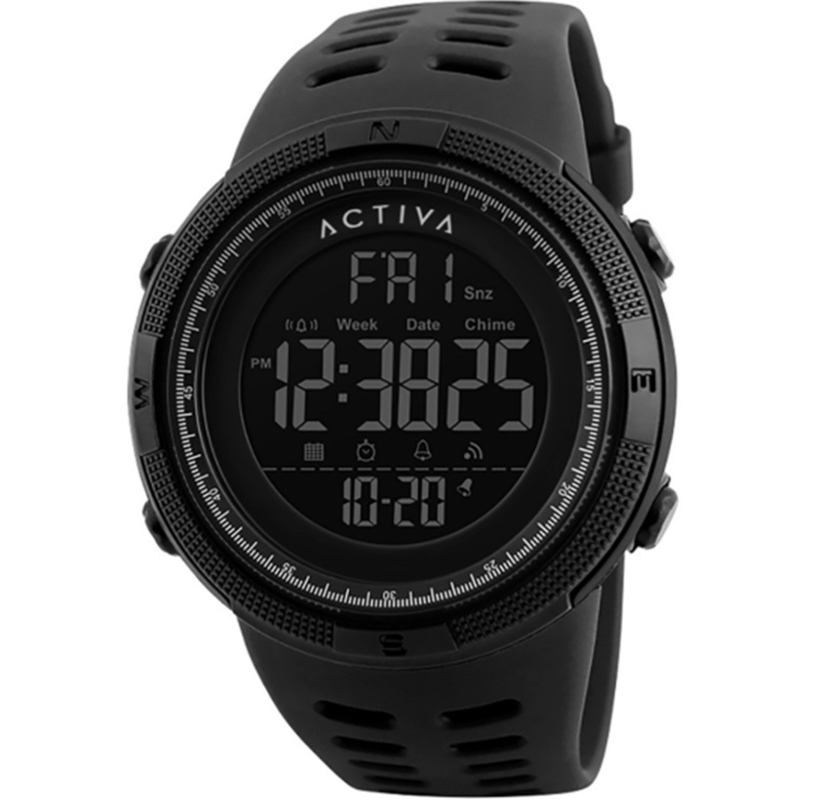 ACW1915-008 – Activa X Invicta Digital Men’s Watch – 50mm, Black