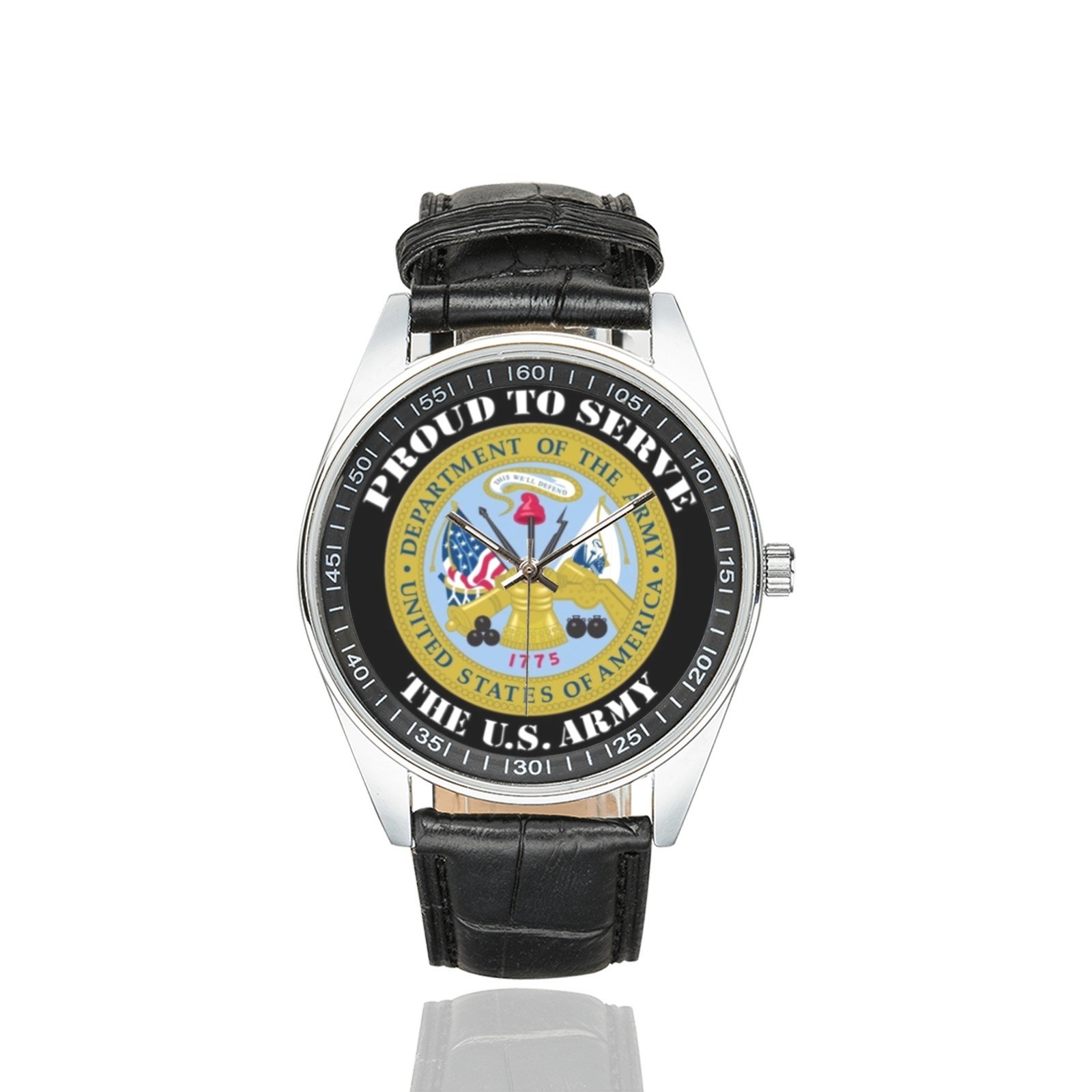 US Army Department of the Army Veteran Military repro Watch