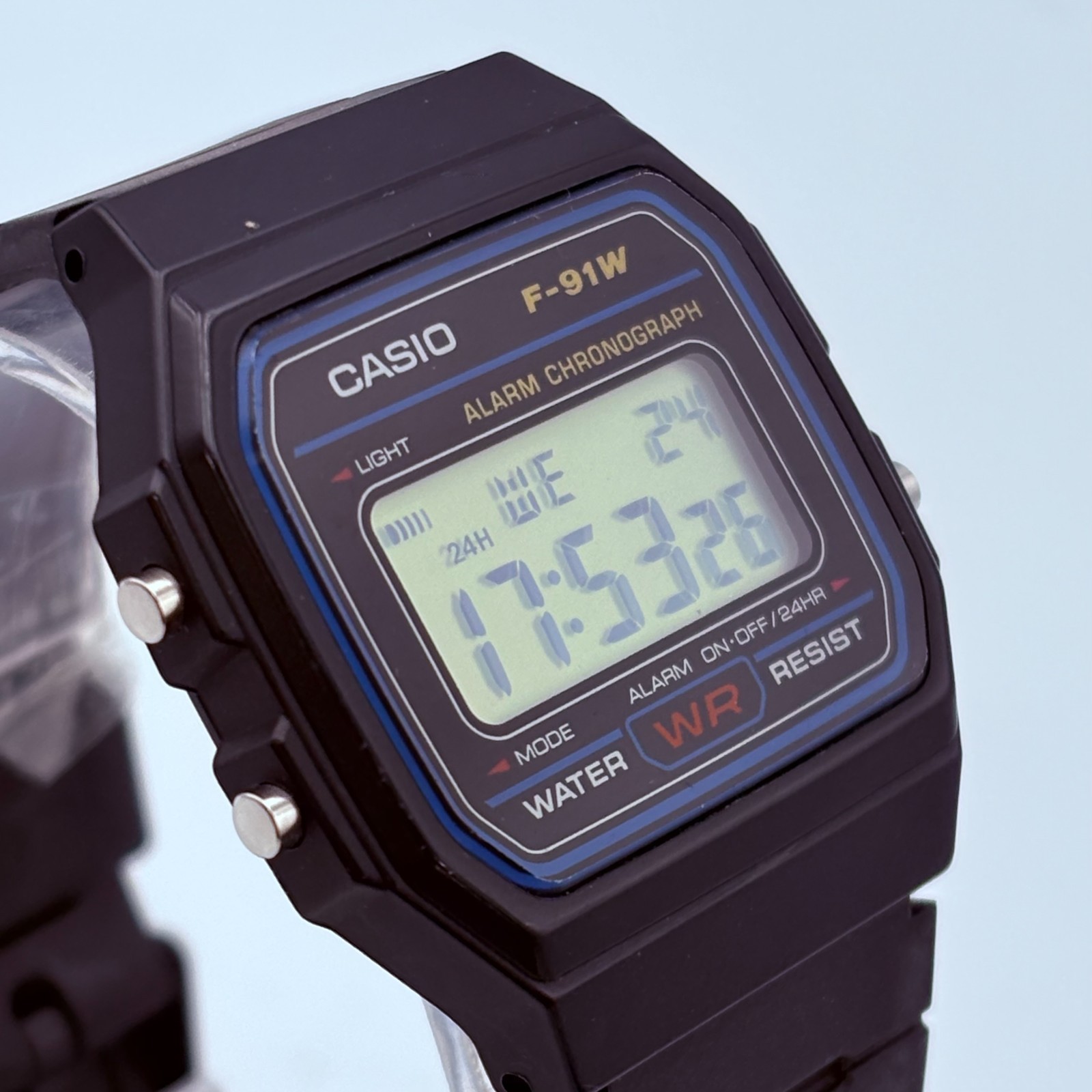 CASIO F-91W Quartz Digital There is a little dirt on the belt 34.8mm