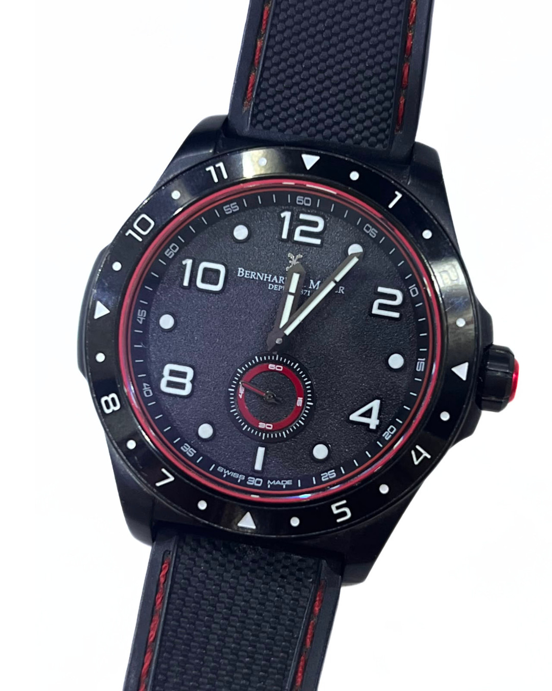 Bernhard H. Mayer Drift Racer Men’s Swiss Watch BH50TMCR Black PVD Pre-Owned