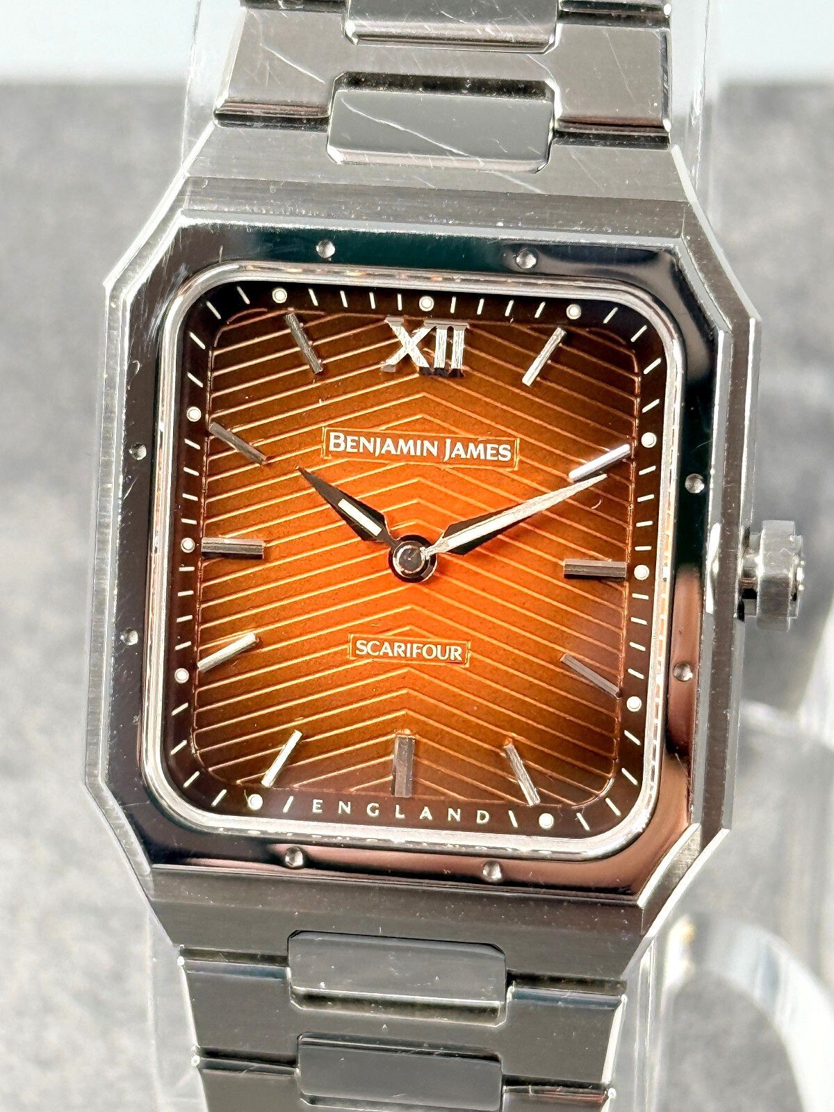 Benjamin James Scarifour 12368.SA 31mm Brown Dial Full Kit Quartz Watch