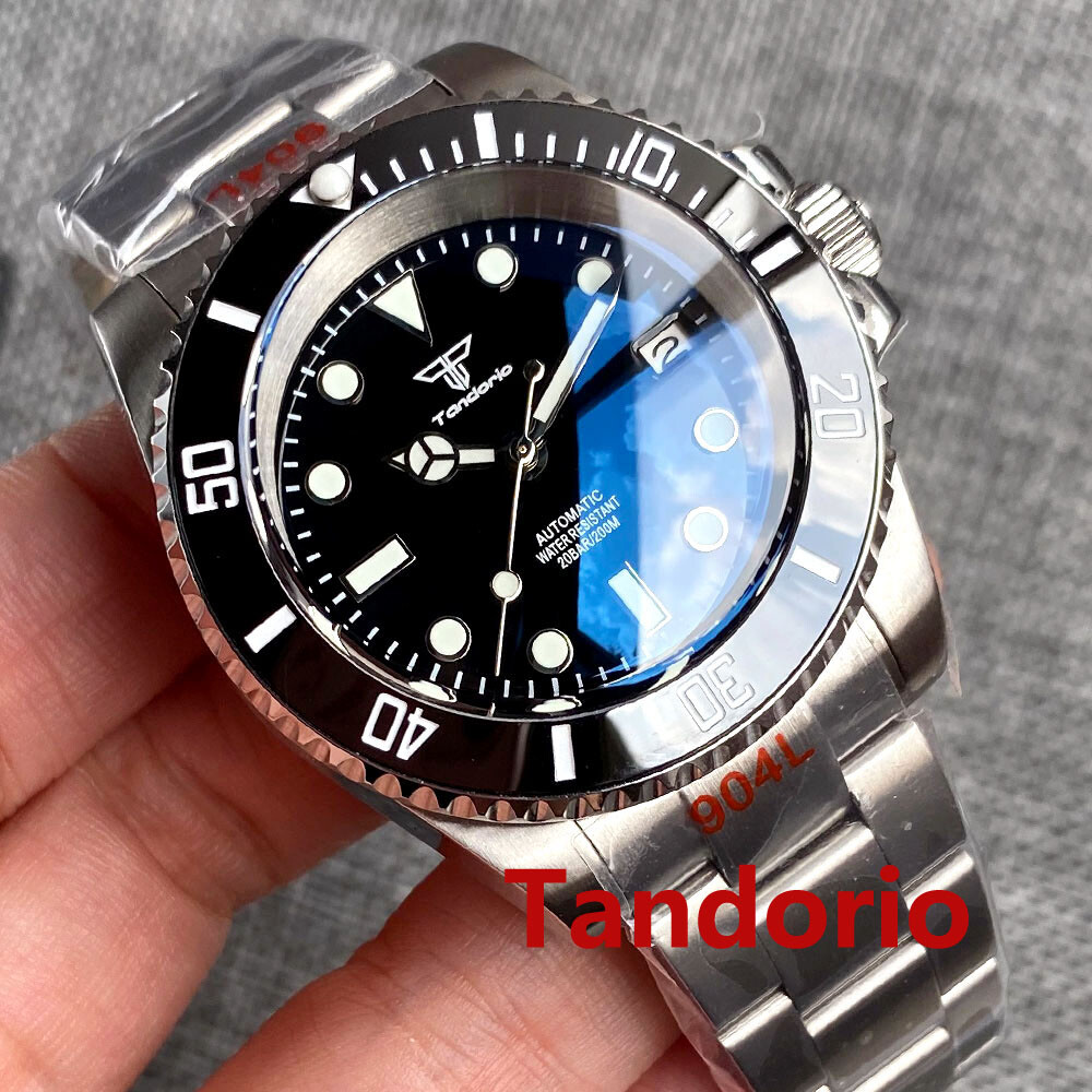 20ATM Diving 40mm AR Domed Sapphire Glass Japan NH35A Automatic Mens Watch Date