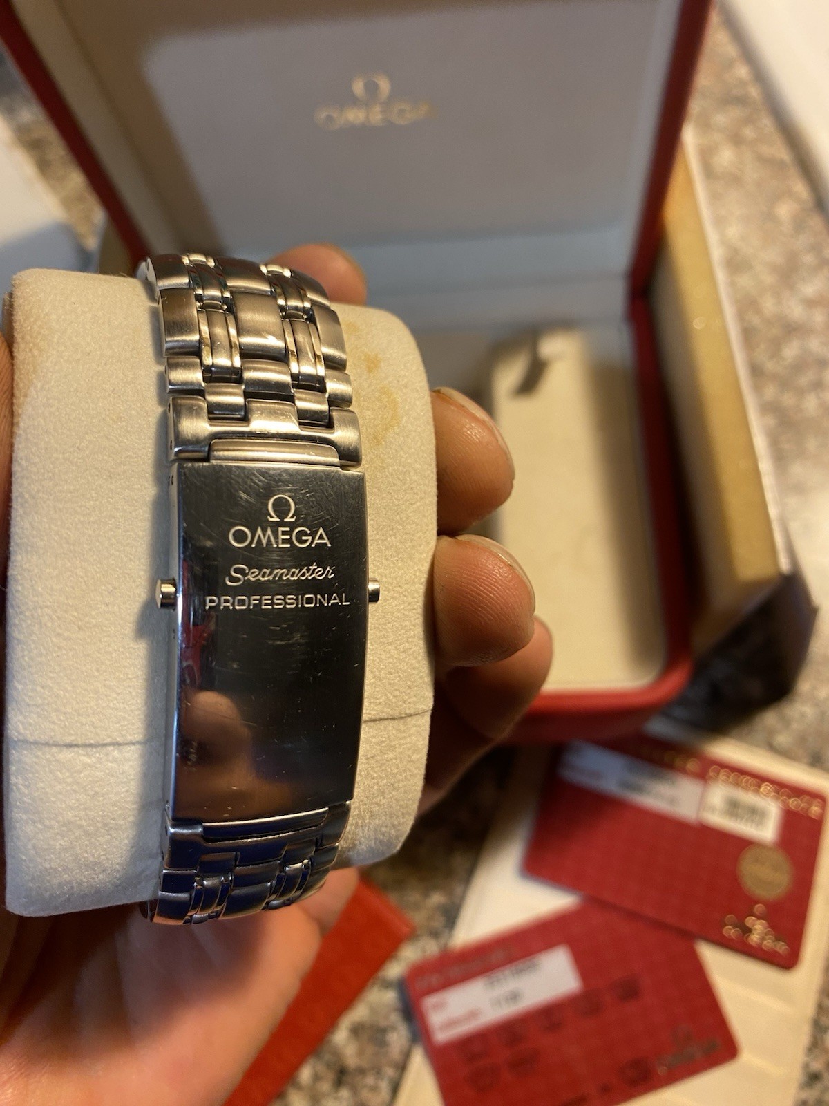 OMEGA Seamaster Professional Automatic Blue/Black Dial 300m box set