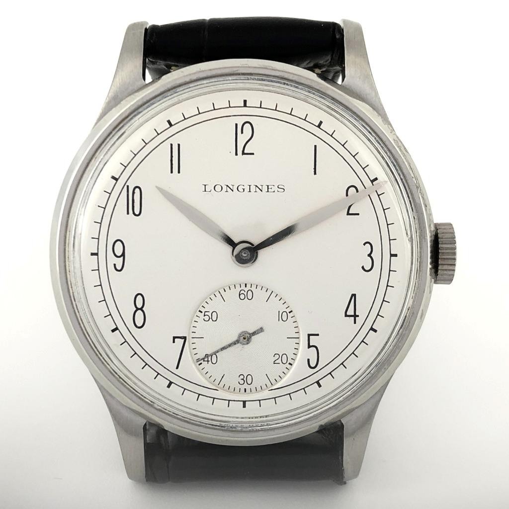 SWISS RARE LONGINES FROM CA 1920 MANUAL WIND WORKING WELL STEEL JUNIOR WATCH