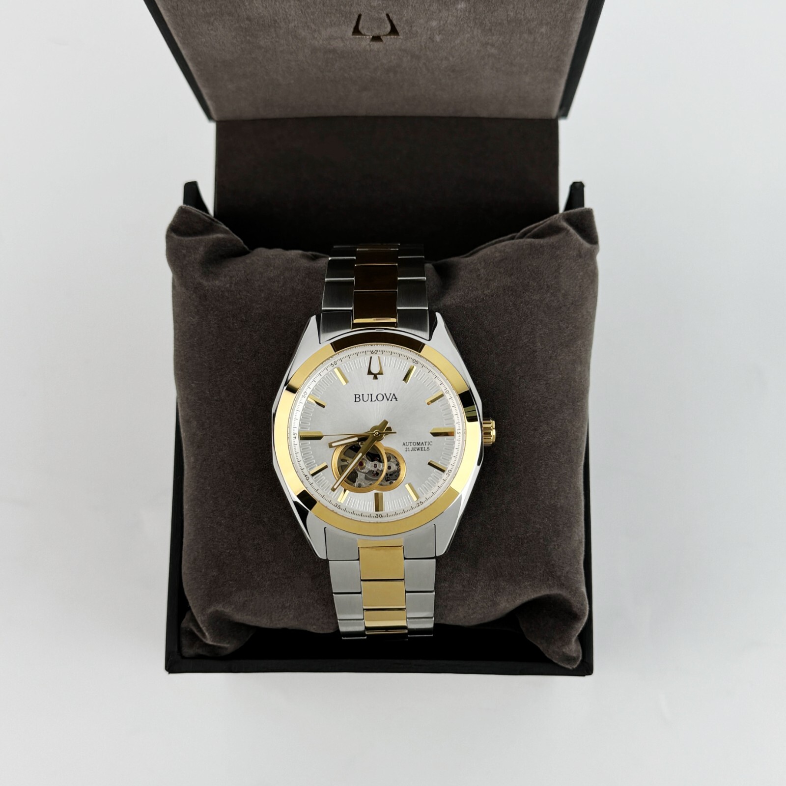 Bulova Men’s Surveyor Classic Automatic Two Tone Steel 98A284 Watch (42MM)