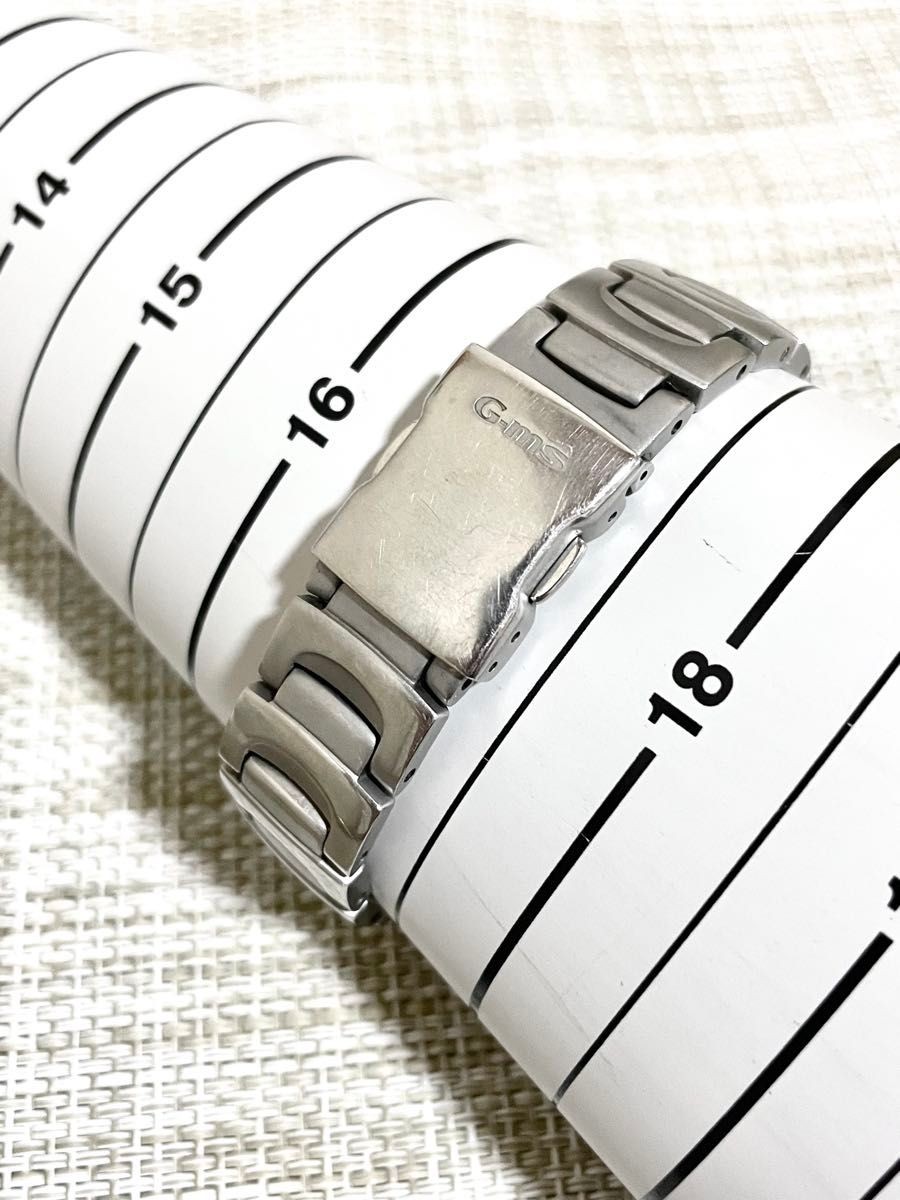 🟦 CASIO G-MS MSG-140 Digital Watch Vintage Y2K Full Metal Silver Brown Japan