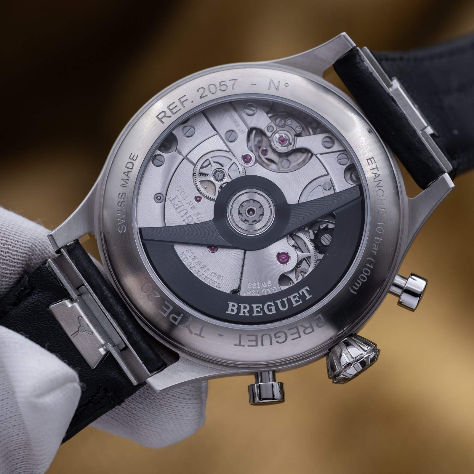 Breguet Type XX Chronographe Automatic Steel Black 42mm 2057ST/92/3WU Full Set
