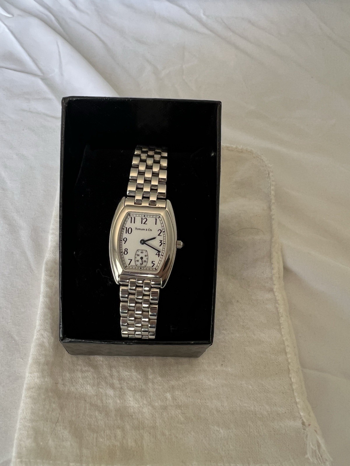 Vintage Tiffany & Co. Ladies Tonneau Watch – Quartz – Original Bracelet