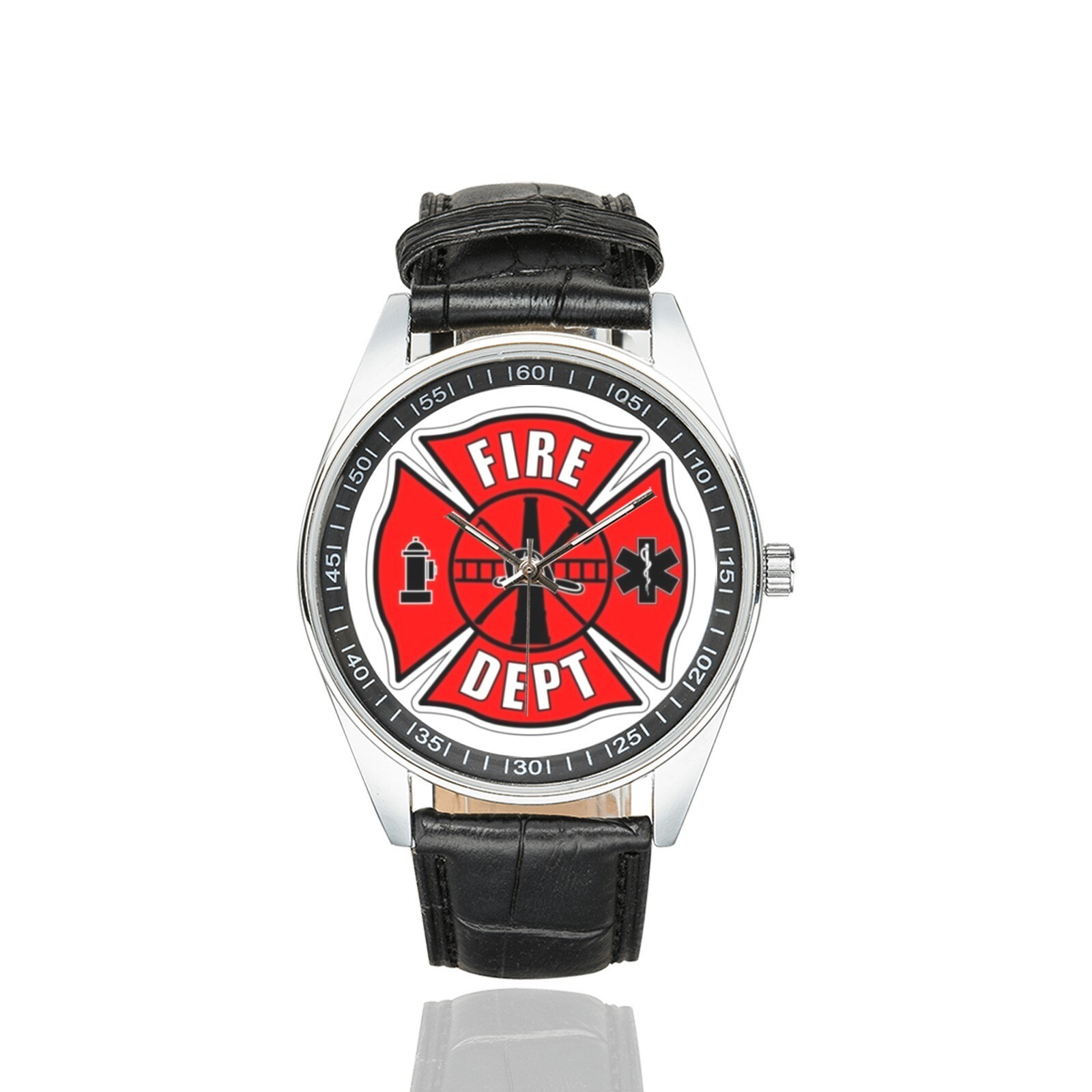 Fire Department Fireman Firemen Firefighter Logo Army Military repro Watch