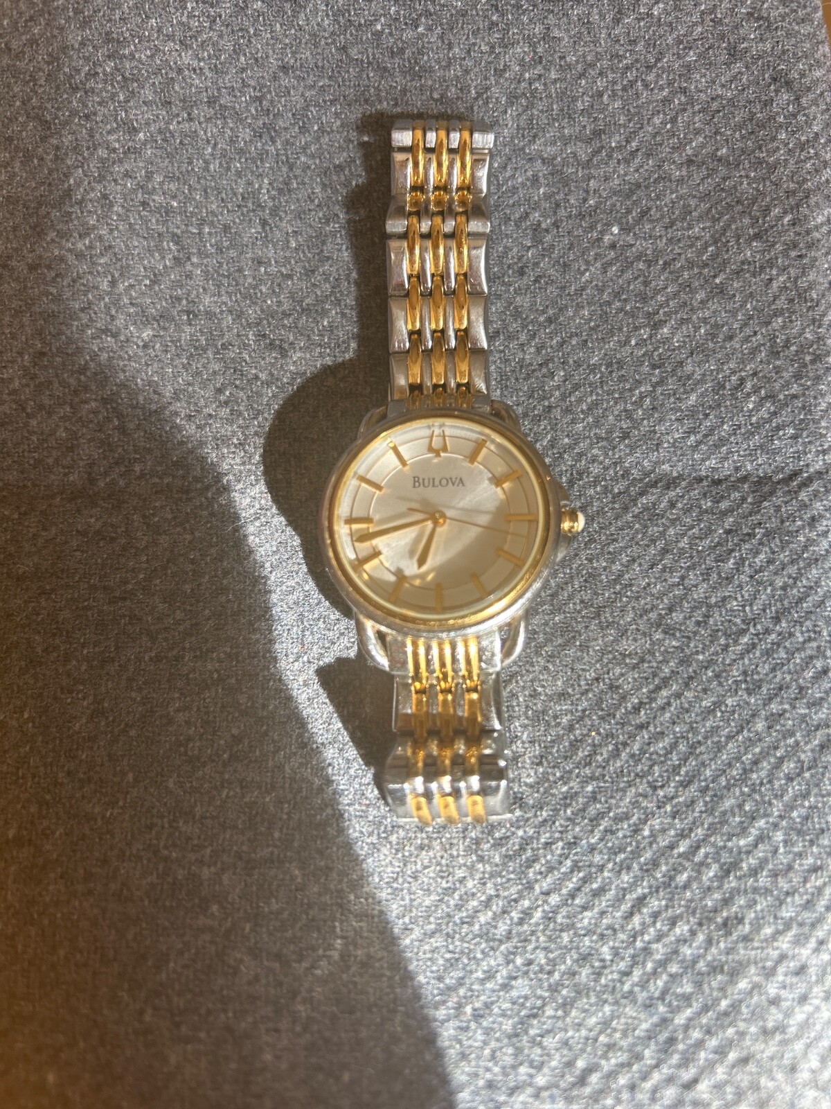 Bulova Sutton White Mother of Pearl Women’s Watch – 98P184
