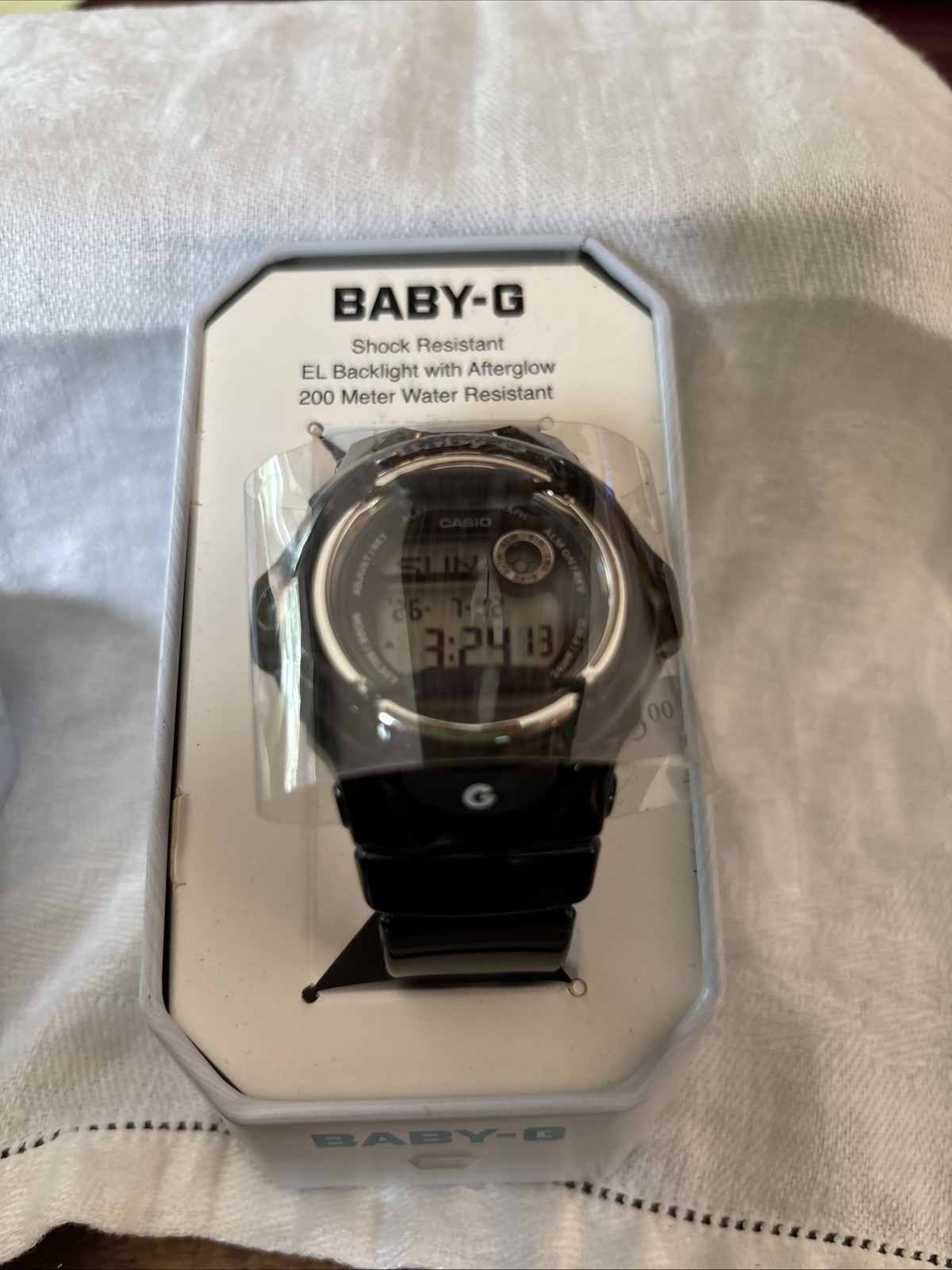 Casio Women’s Watch Baby-G World Timer Black 200 Meter Water Resistance NIB