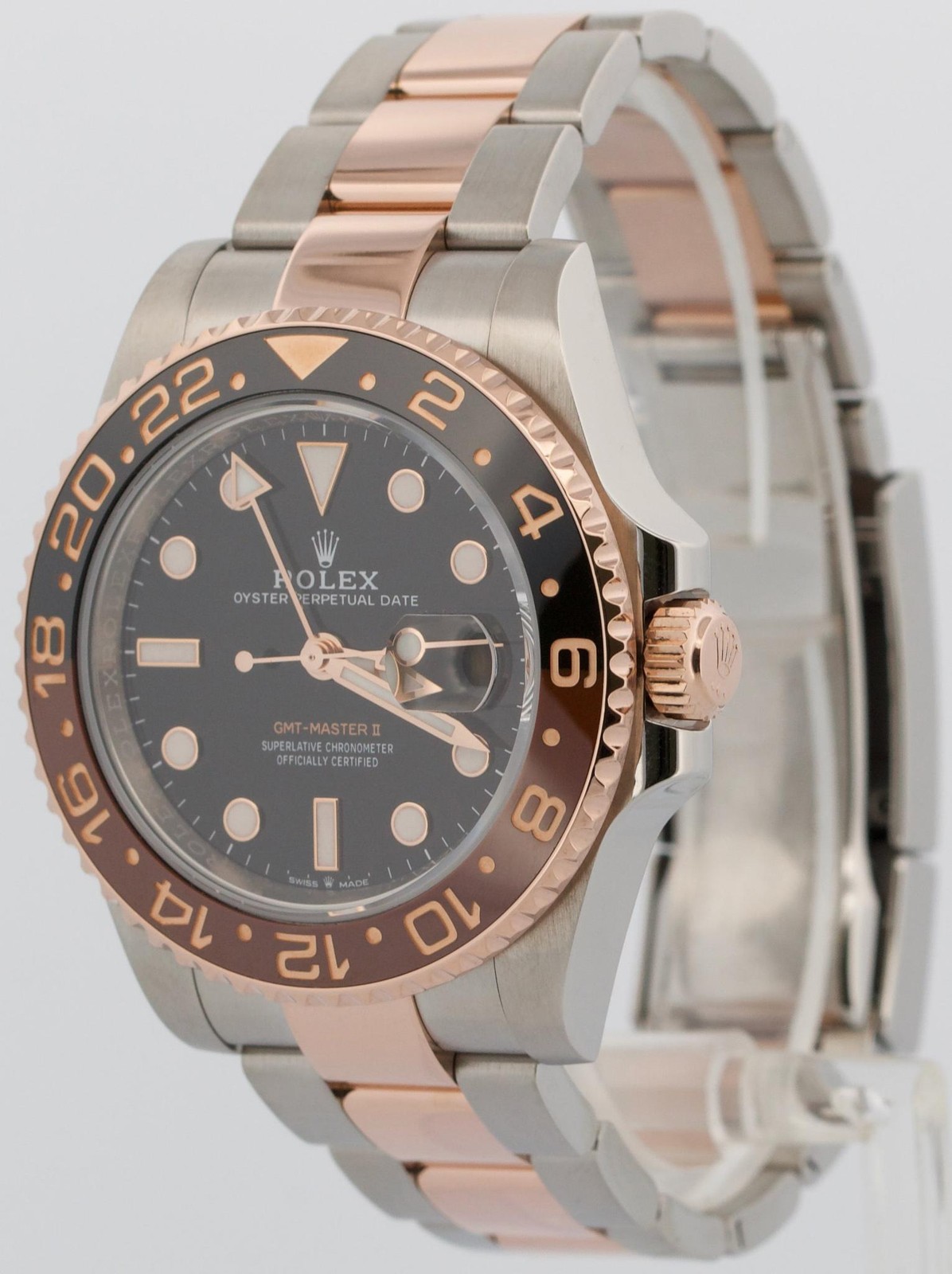 2019 PAPERS Rolex GMT-Master II ROOT BEER Brown 18K Gold 40mm 126711 CHNR BOX