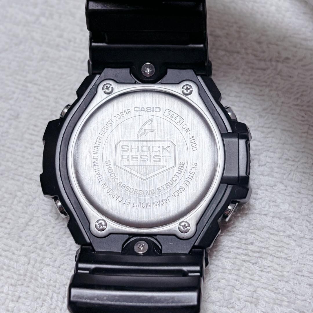 CASIO G-SHOCK GULFMASTER GN-1000MB Blue Red Digital Watch Used Japan