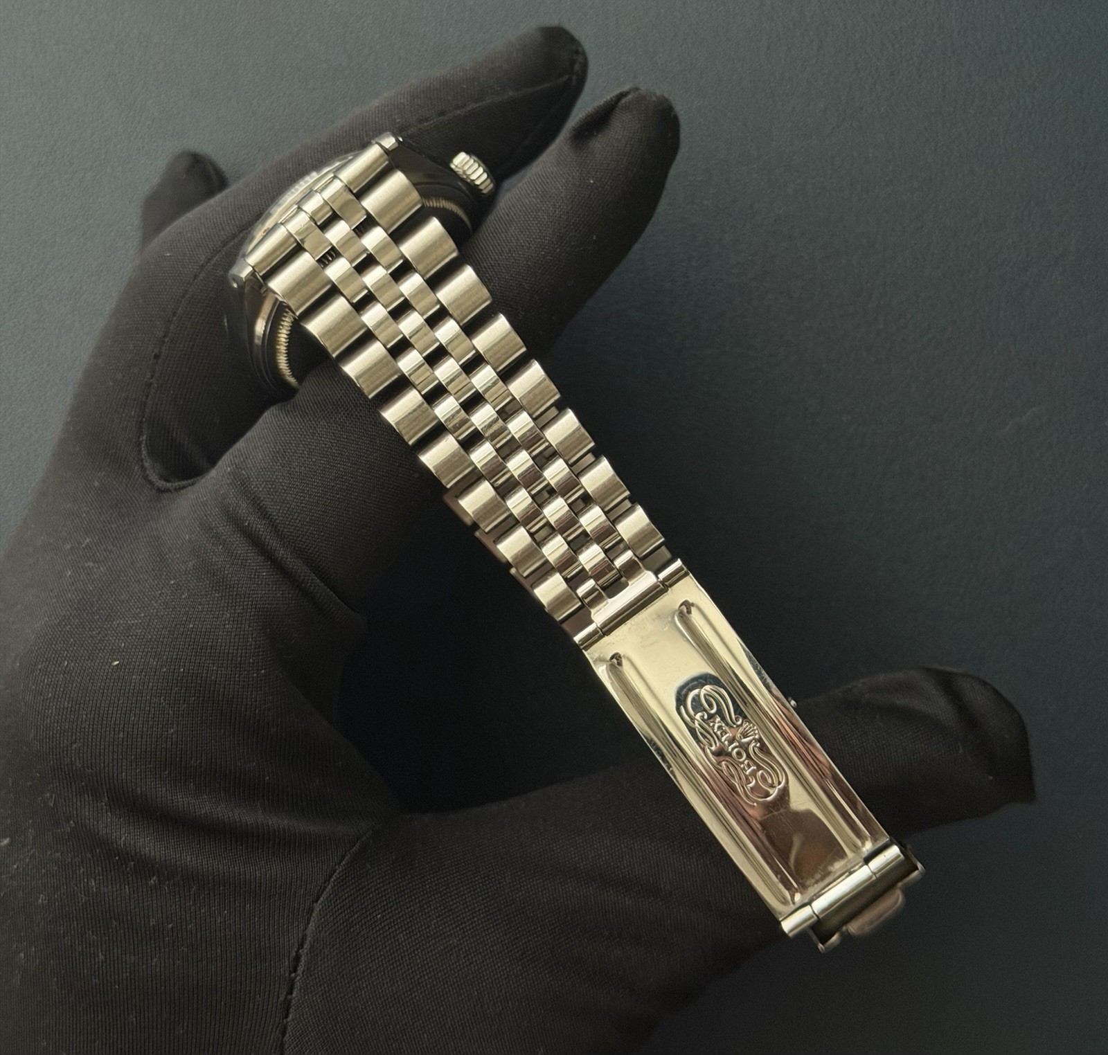 Rolex Datejust 16030 Silver Jubilee Bracelet with Silver Bezel