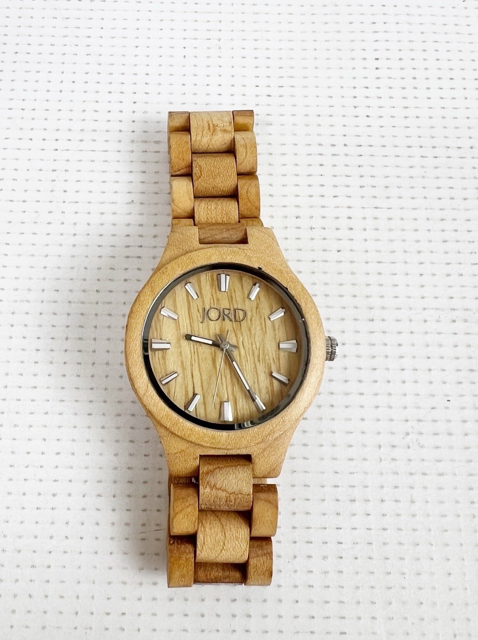 JORD Natural Wood Watch Unisex Nature’s Original Timepiece Needs Battery