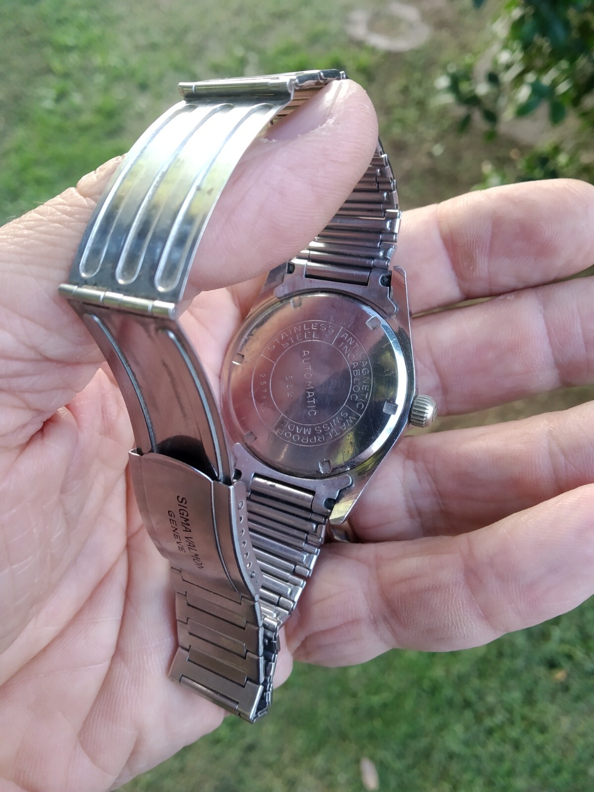 SIGMA VALMON GENEVE AUTOMATIC ALL ORIGINAL PRESIDENT OYSTER PERPETUAL STYLE