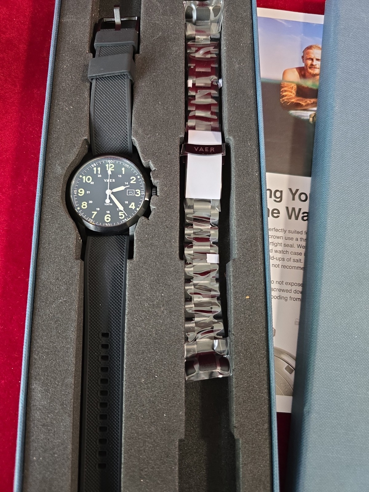 VAER S3 Tactical Field – 36mm Quartz With Extra Strap