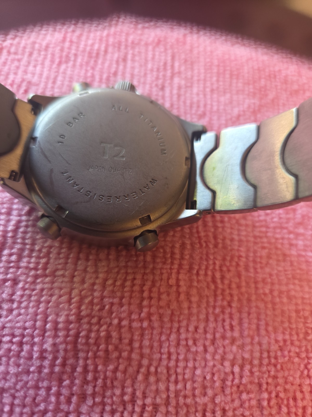 Boccia T2 Titanium Quartz Chronograph Alarm Mens 44mm Ana/Digi Watch 7.2″