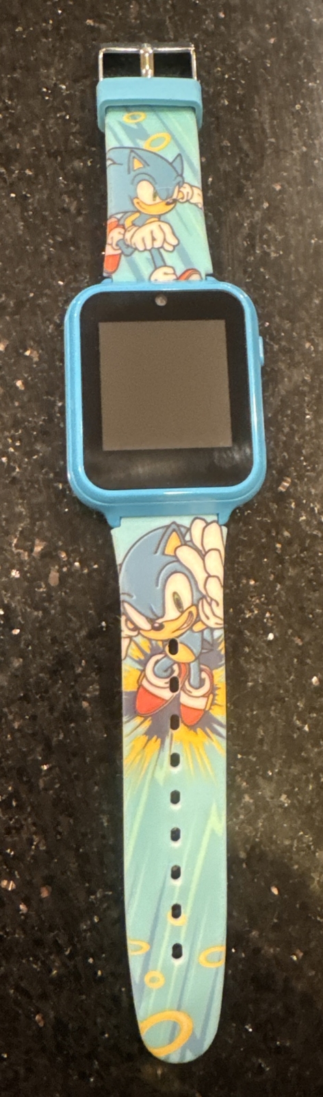 Sega Sonic The Hedgehog Interactive Kid’s Watch Blue Accutime Camera Games Video
