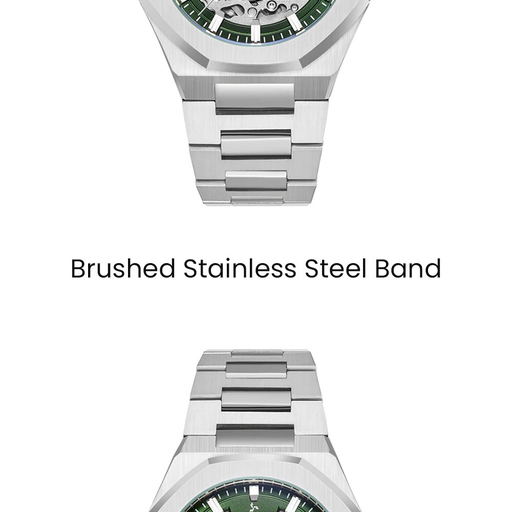 Tornado Autonova Men’s Automatic Watch | Green Dial, 41X51mm, 100 m (10 ATM)