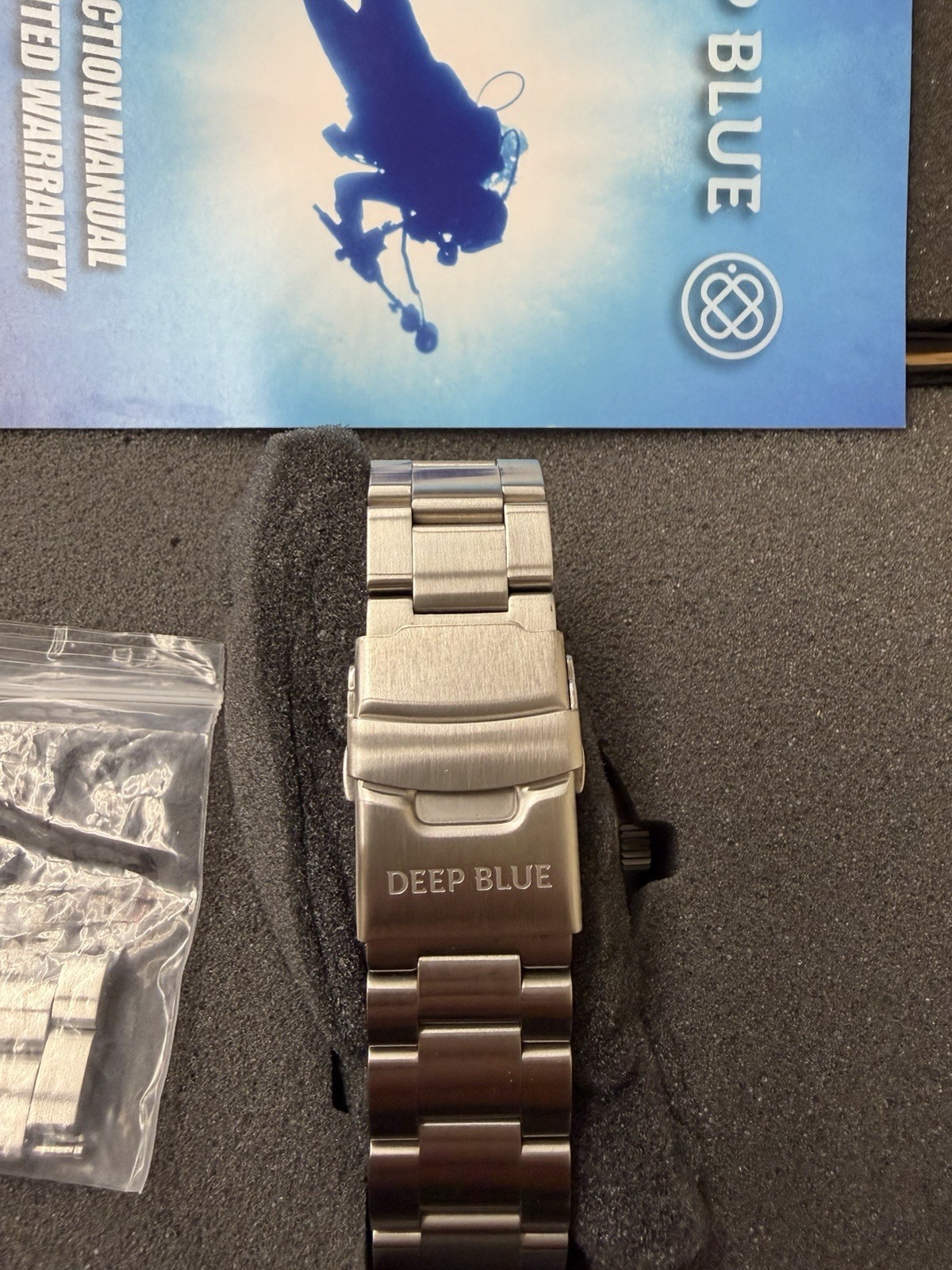 DEEP BLUE MASTER 2000 Orange Lume Dial ETA 2824