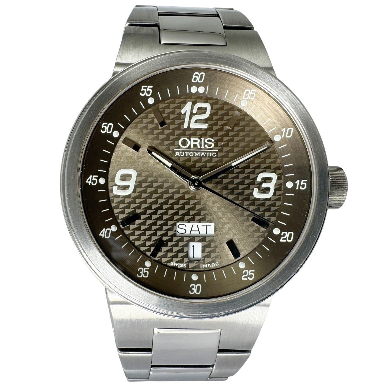 Oris Williams Day-Date F1 Team 7560 Men’s Watch Automatic Brown Dial