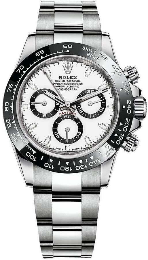 Rolex Daytona Panda 116500LN White Dial Black Bezel Chronograph 40mm Men’s Watch