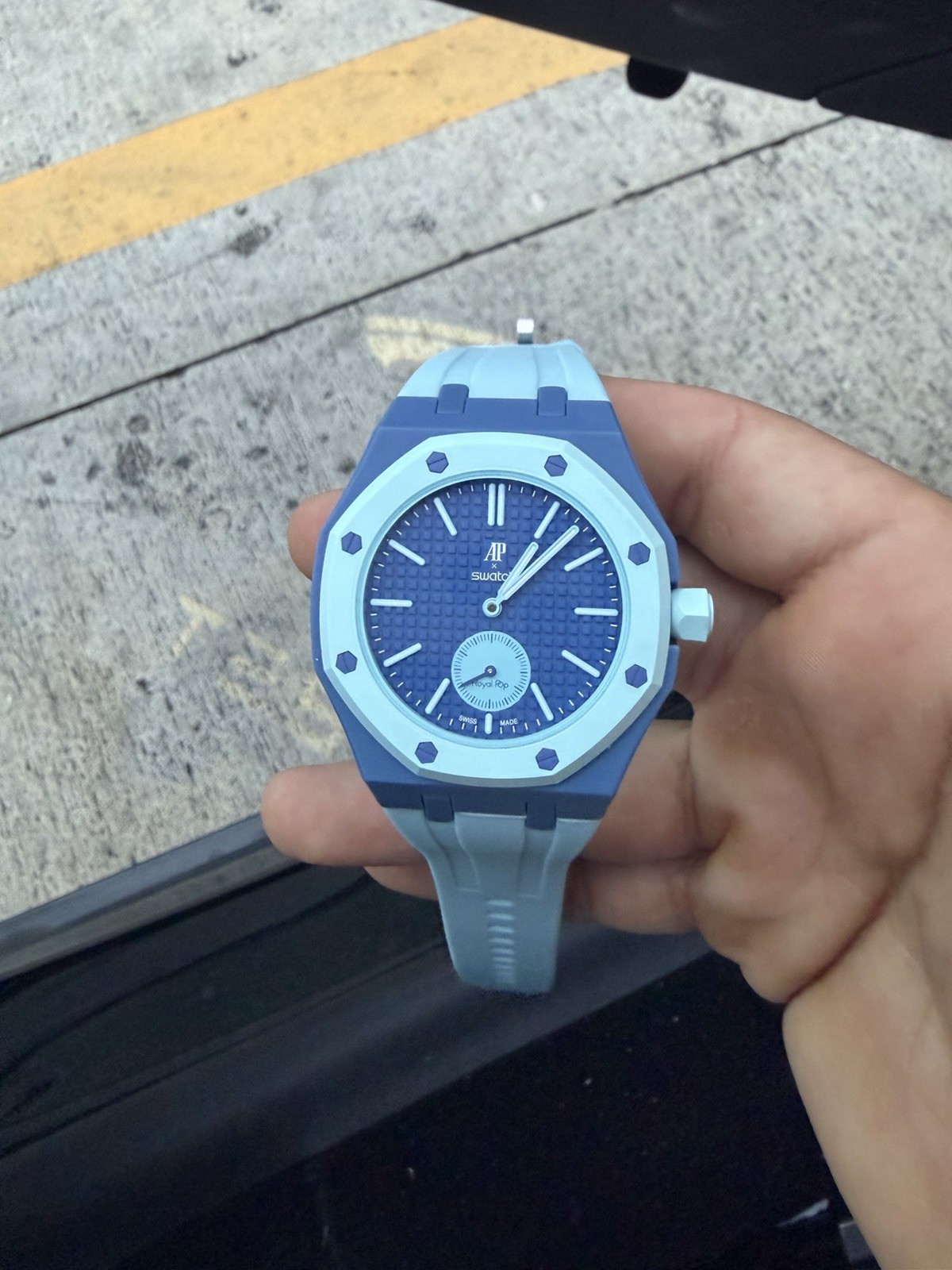 Audemars Piguet Swatch Royal Pop Lan Ba with Wristband Included