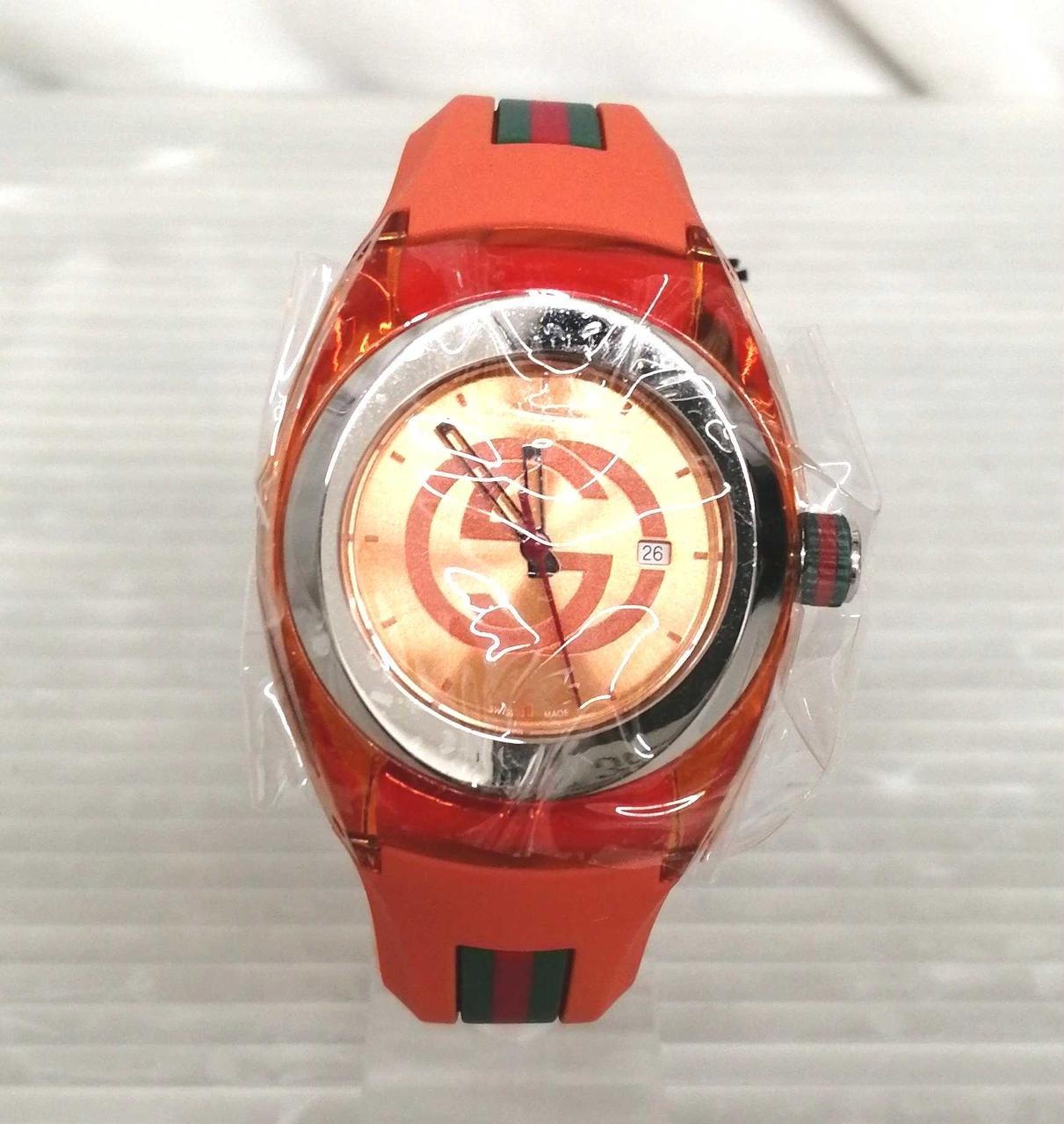 [A4N] Gucci Sync YA137311 Quartz Analog Rubber Band Unisex Watch [c2w]