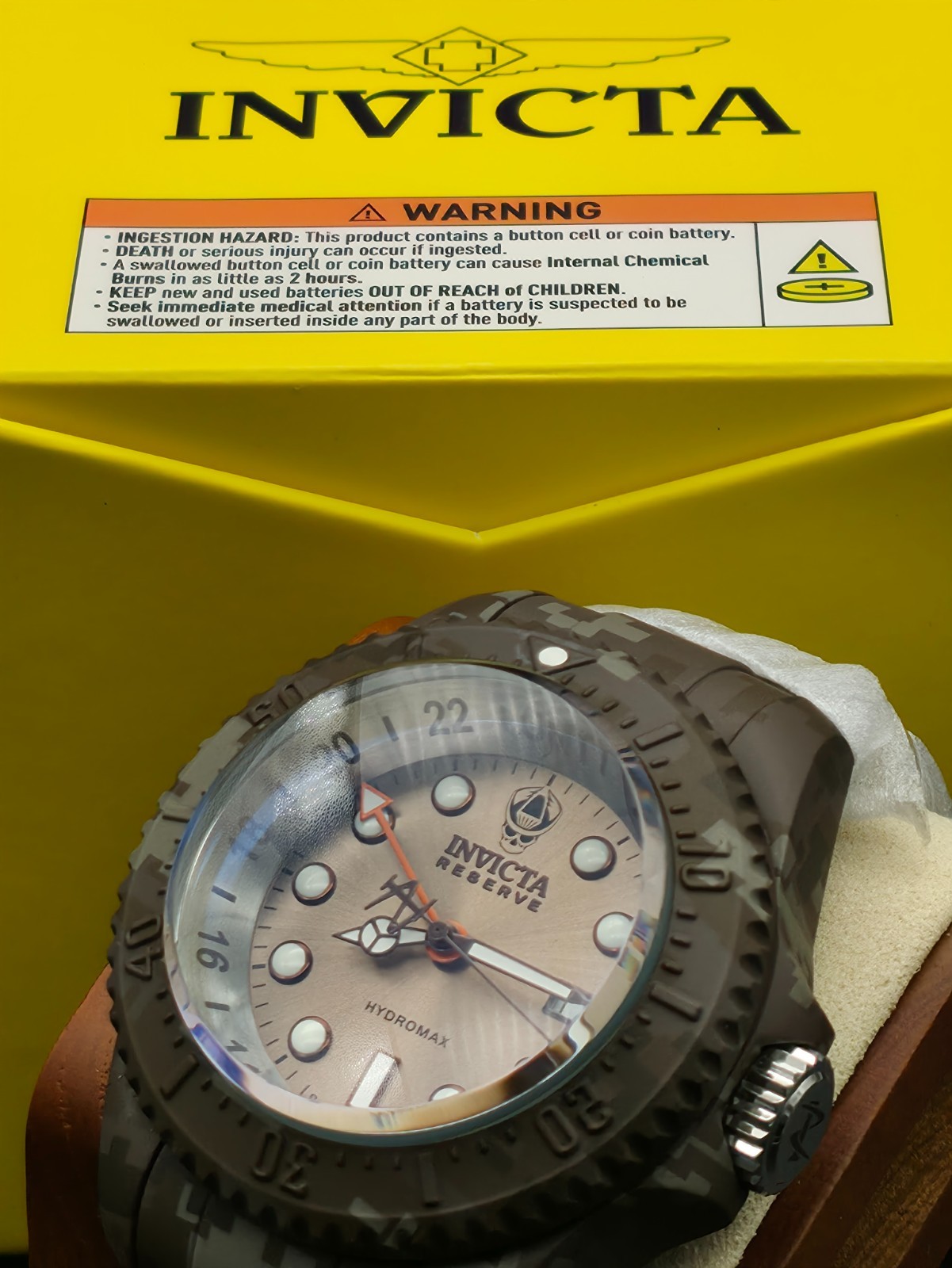 Invicta Reserve 52MM Aqua Plating ProDiver Hydromax GMT Swiss Movement Men Watch