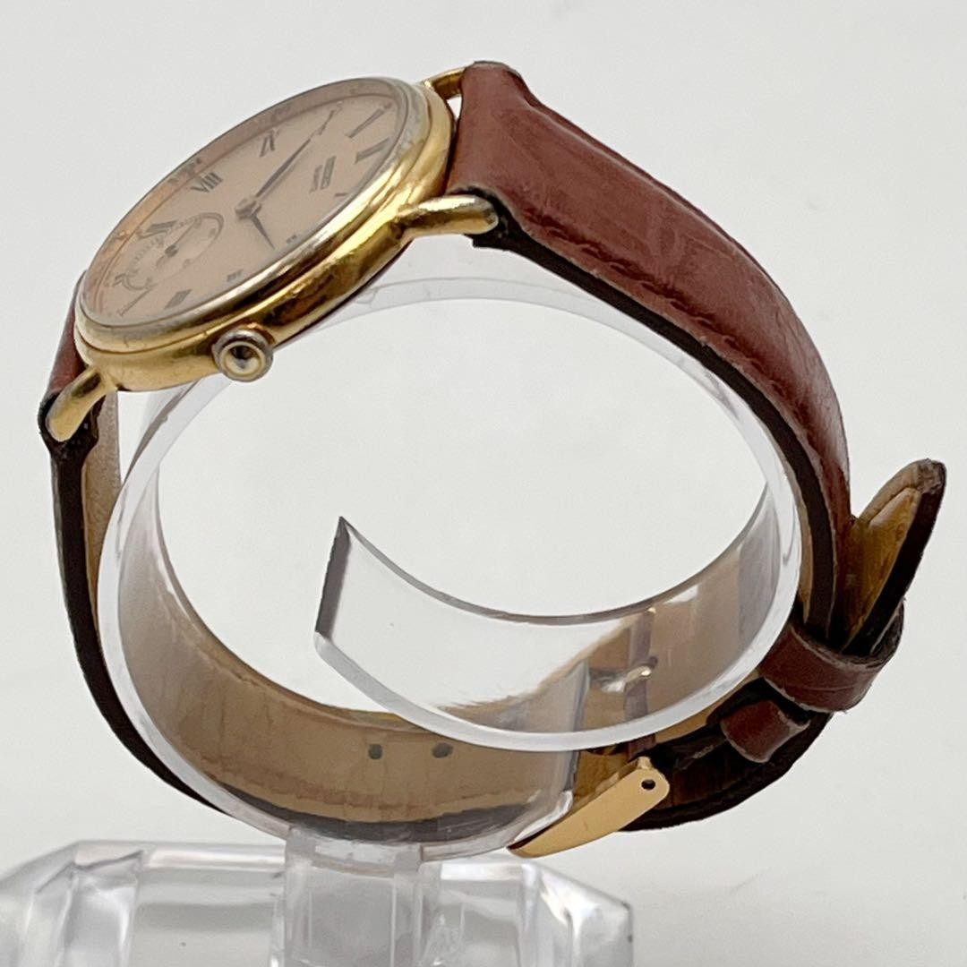 Seiko Gold Small Second Quartz Watch 2628-0010 Mens wrist 16.0cm/6.3in