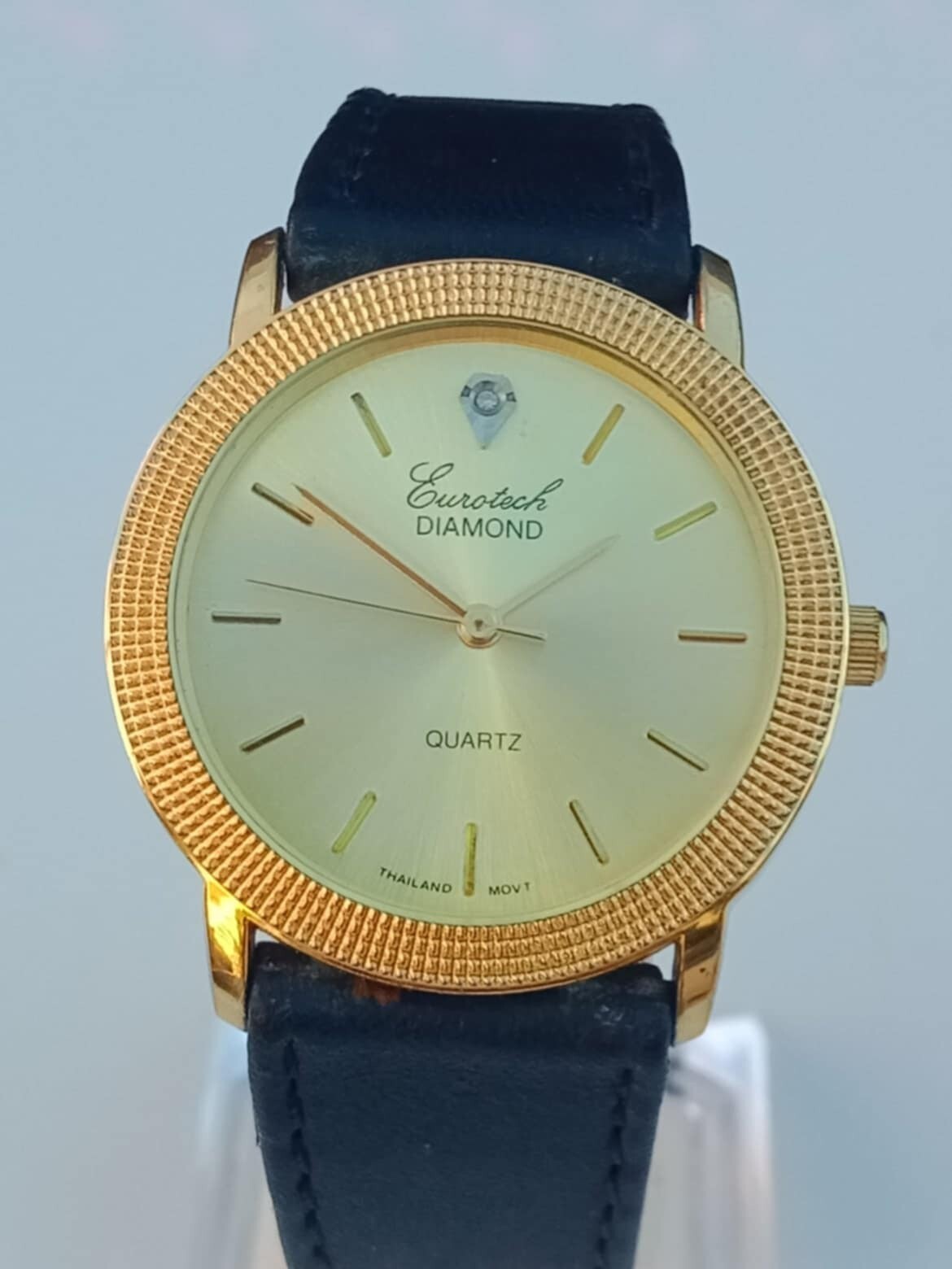 Eurotech Diamond Gold Dial Quartz Men’s Gold Tone Watch
