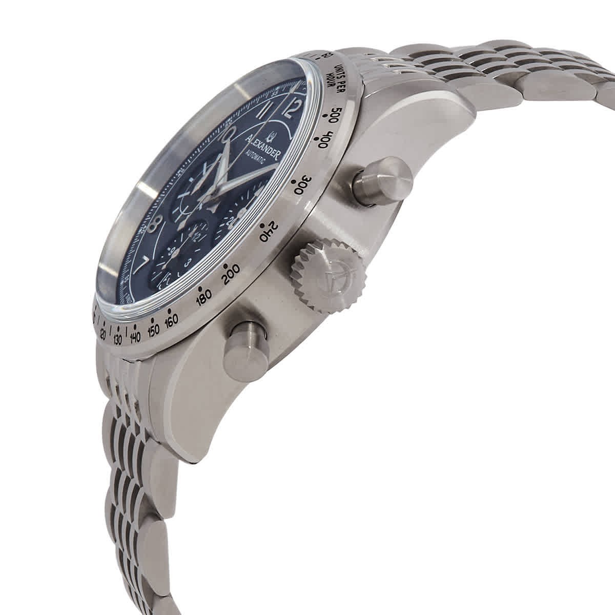 Alexander Alexander 2 Chronograph Automatic Blue Dial Men’s Watch A480-LE