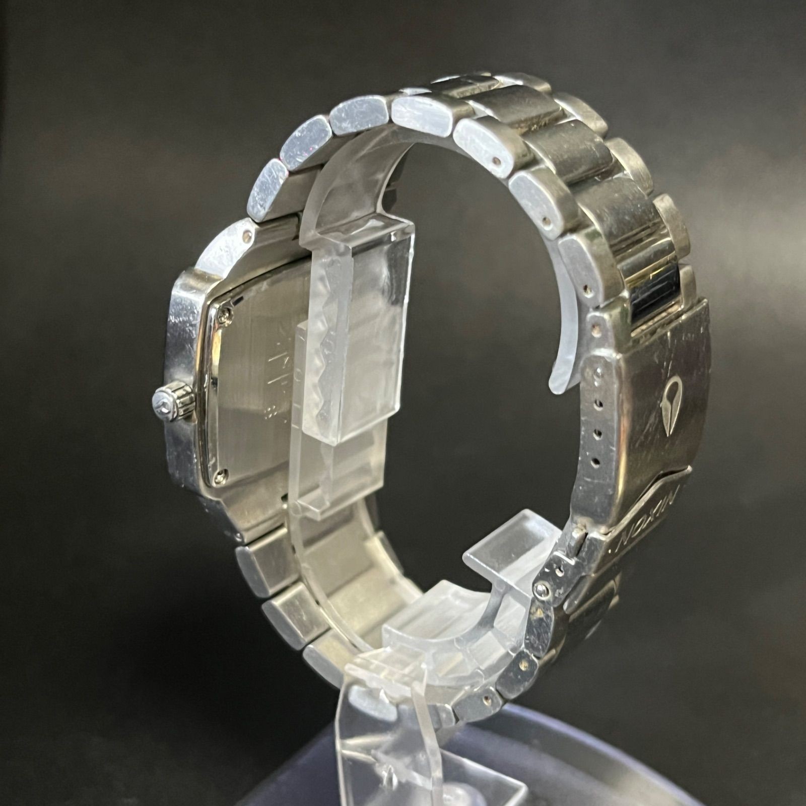 Working Condition NIXON THE PLAYER Quartz Watch Natural Diamond NIXON Working Co
