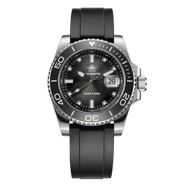 ADDIESDIVE 41mm Quartz Dive Watch AD2089 Silicone Strap.Ships from USA