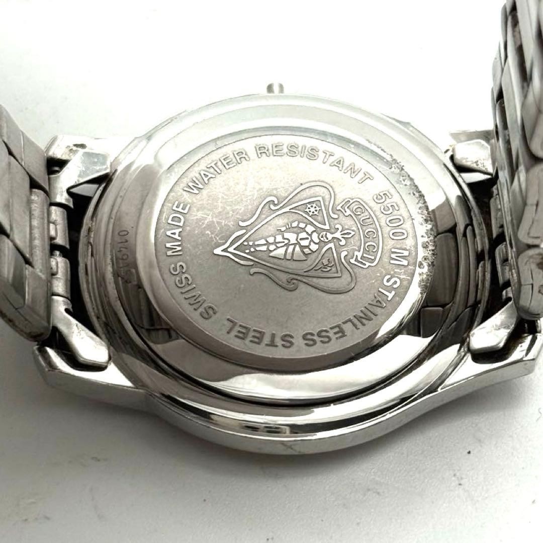 Gucci Watch Quartz 5500M Date Operation Unconfirmed Round
