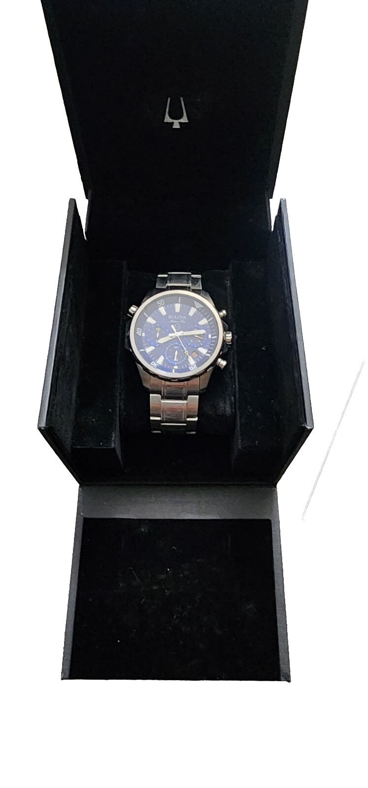 Bulova Marine Star Wristwatch for Men 43mm Case Stainless Steel 96B256