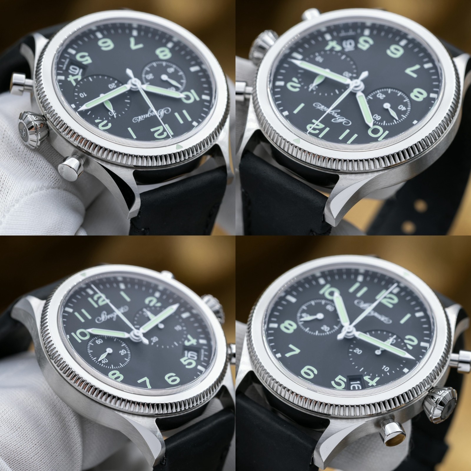 Breguet Type XX Chronographe Automatic Steel Black 42mm 2057ST/92/3WU Full Set